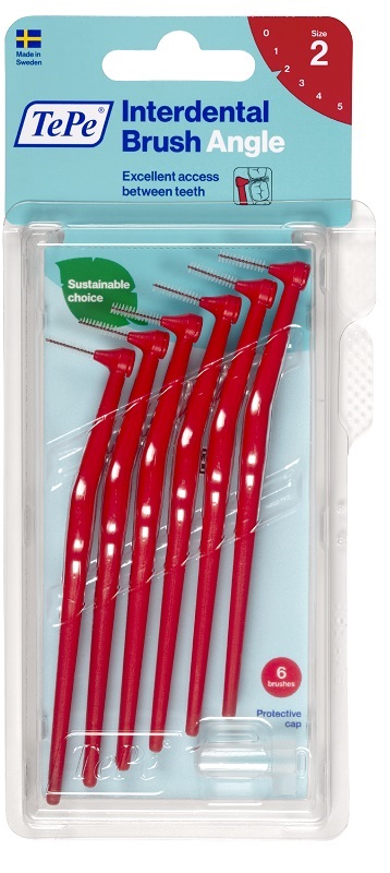 TEPE ANGLE SCOVOLINO ROSSO 0,5MM 6 PEZZI - famajoy.it
