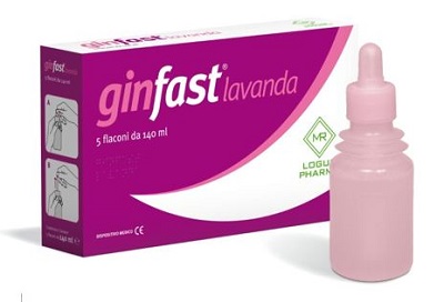 LAVANDA VAGINALE GINFAST CONFEZIONE DA 5 FLACONCINI DA 140ML - famajoy.it
