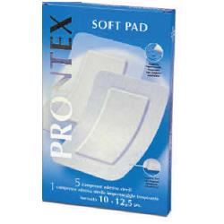 GARZA COMPRESSA PRONTEX SOFT PAD 10X12,5 6 PEZZI (5 TNT + 1 IMPERMEABILE AQUA PAD) - famajoy.it