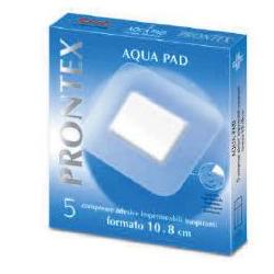 GARZA COMPRESSA PRONTEX AQUA PAD 10X8CM 5 PEZZI - famajoy.it