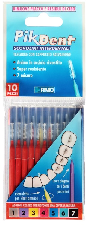 PIKDENT STUZZICOLINO 4 RO 10PZ - famajoy.it