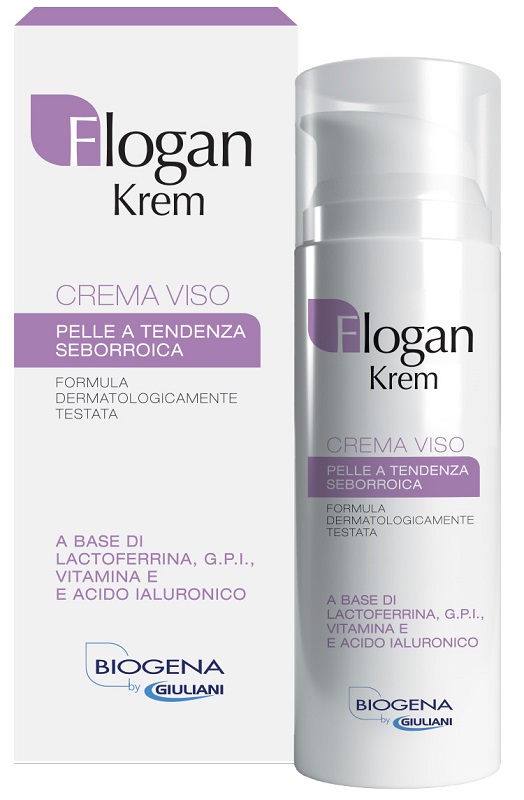 FLOGANKREM CREMA VISO PELLE TENDENZA SEBORROICA 50 ML - famajoy.it