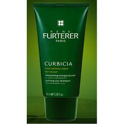 RENE FURTERER CURBICIA SHAMPOO MASCHERA PURIFICANTE ARGILLA ASSORBENTE 100 ML - famajoy.it