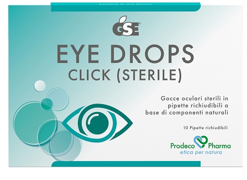 GSE EYE DROPS CLICK GOCCE OCULARI 10 PIPETTE 0,5 ML - famajoy.it