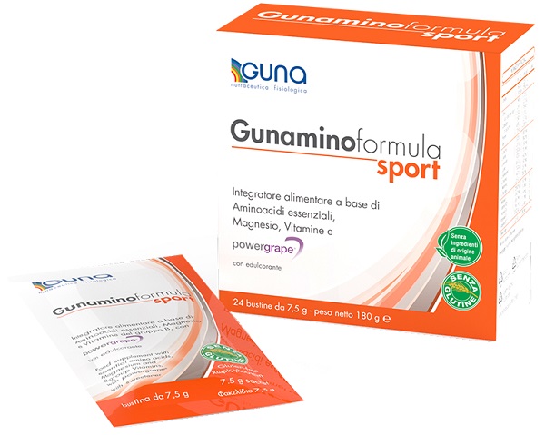 GUNAMINOFORMULA SPORT 24 BUSTE 180 G - famajoy.it
