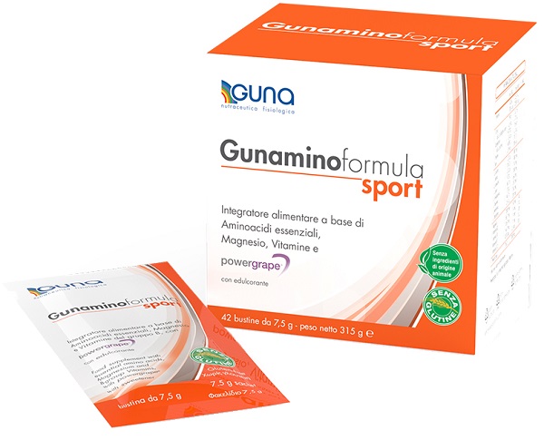 GUNAMINOFORMULA SPORT 42 BUSTE 315 G - famajoy.it