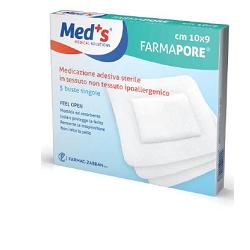 MEDS PORE MEDICAZIONE ADESIVA 10X23 CM 3 PEZZI - famajoy.it