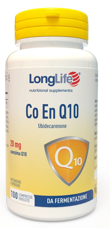 LONGLIFE CO EN Q10 20MG 100 COMPRESSE RIVESTITE - famajoy.it