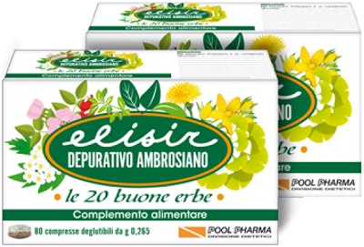 ELISIR DEPURATIVO AMBROSIANO 80 COMPRESSE 21,20 G - famajoy.it