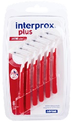 INTERPROX PLUS MINICONICO ROSSO 6 PEZZI - famajoy.it
