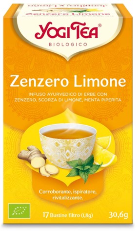 YOGI TEA ZENZERO LIMONE 31 G - famajoy.it