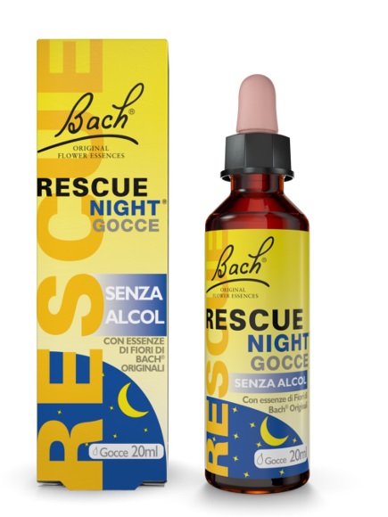 RESCUE ORIGINAL NIGHT SENZA ALCOL GOCCE 20 ML - famajoy.it