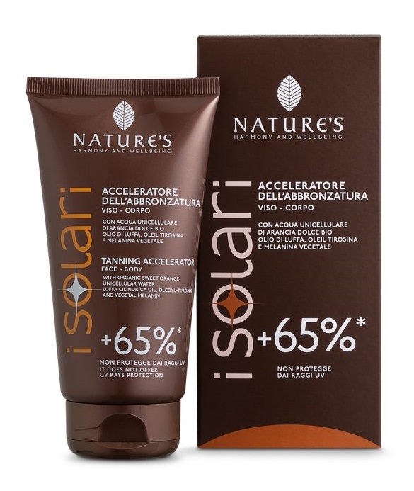 NATURE'S I SOLARI ACCELERATORE DELL'ABBRONZATURA +65% 150 ML - famajoy.it