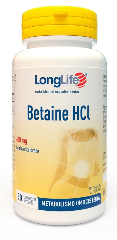 LONGLIFE BETAINE HCL 90 COMPRESSE - famajoy.it