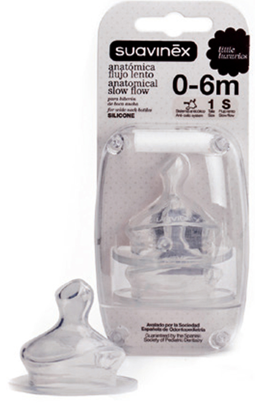 SUAVINEX LITTLE LUXURIES TETTARELLA IN SILICONE ANATOMICA 1S 2 PEZZI - famajoy.it