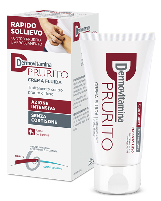 DERMOVITAMINA PRURITO CREMA FLUIDA AZIONE INTENSIVA SENZA CORTISONE 150 ML - famajoy.it
