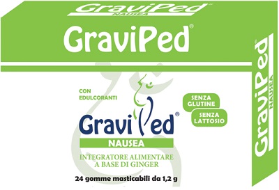 GRAVIPED NAUSEA 24 CHEWING GUM 1,2 G - famajoy.it