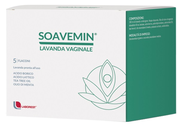 SOAVEMIN LAVANDA VAGINALE 5 FLACONI 100 ML - famajoy.it