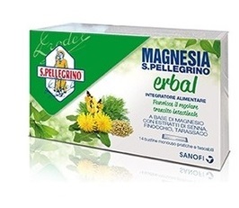 SAN PELLEGRINO MAGNESIA ERBAL 14 BUSTINE CON SCATOLA VINTAGE - famajoy.it