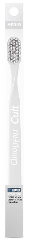 CLINODENT CULT BIANCO SPAZZOLINO DA DENTI MEDIO - famajoy.it