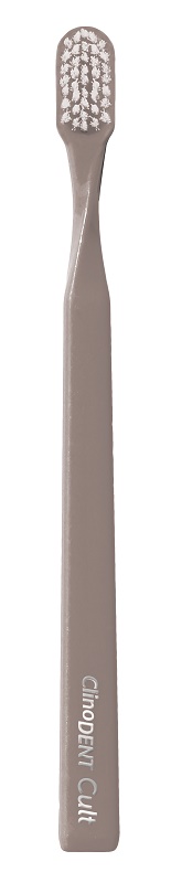 CLINODENT CULT MARRONE TORTORA SPAZZOLINO DA DENTI MEDIO - famajoy.it