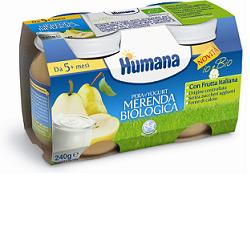 HUMANA MERENDA PERA YOGURT BIO 240 G - famajoy.it