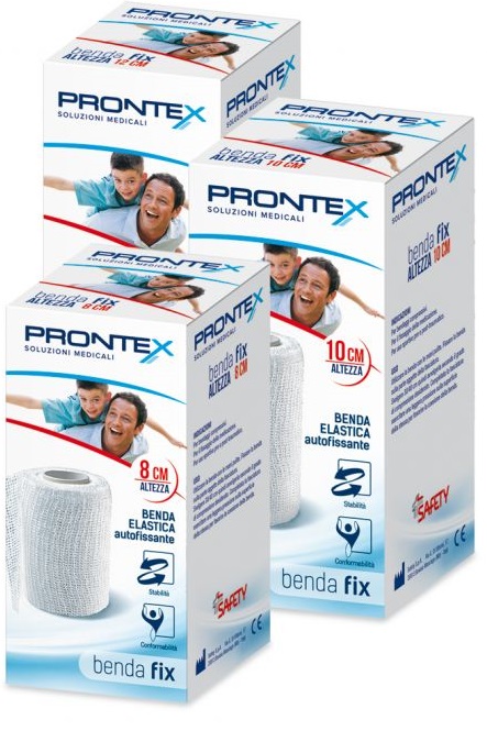 BENDA ELASTICA PRONTEX FIX AUTOFISSANTE 12 CM DI ALTEZZA PER4 METRI IN ESTENSIONE 1 PEZZO - famajoy.it