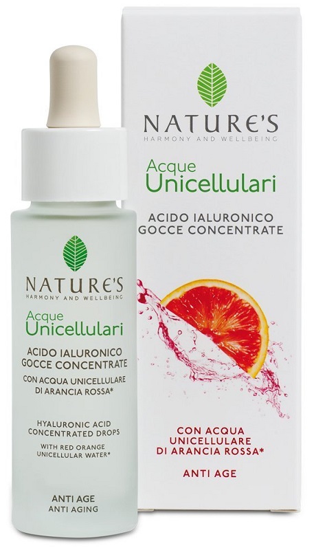 ACQUE UNICELLULARI ACIDO JALURONICO GOCCE VISO 30 ML - famajoy.it