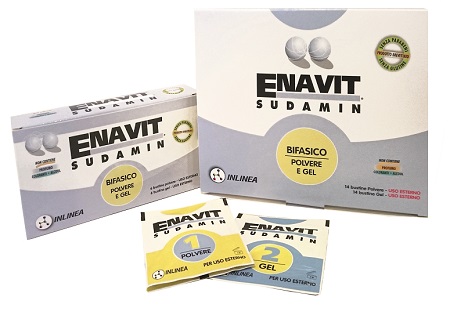 ENAVIT SUDAMIN BIFASICO 6 BUSTINE POLVERE + 6 BUSTINE GEL - famajoy.it