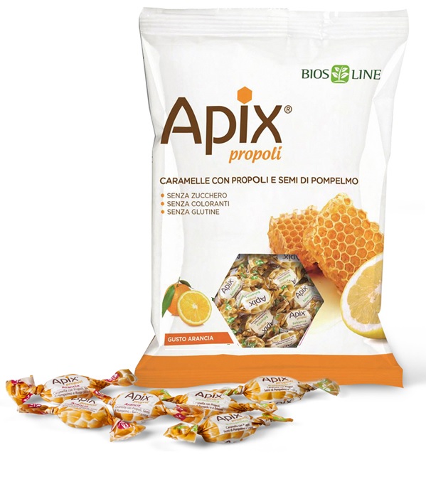 APIX PROPOLI CARAMELLA ARANCIA 50 G - famajoy.it