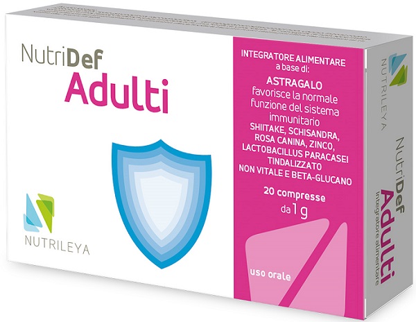 NUTRIDEF ADULTI 20 COMPRESSE - famajoy.it