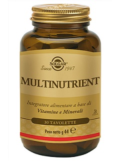 MULTINUTRIENT SOLGAR 30 TAVOLETTE - famajoy.it