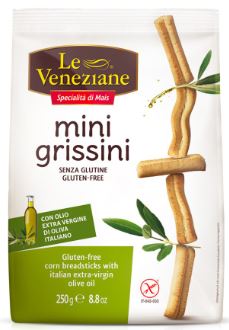 LE VENEZIANE MINI GRISSINI 250 G - famajoy.it