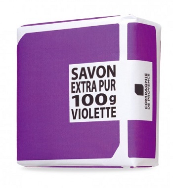 COMPAGNIE DE PROVENCE EXTRA PURE SAVON SOLID VIOLETTE 100G - famajoy.it
