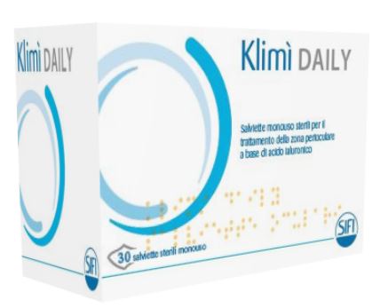 KLIMI' DAILY 30 SALVIETTINE DETERGENTI MONOUSO STERILI PER L'IGIENE OCULARE - famajoy.it