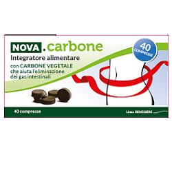 NOVA CARBONE VEGETALE 40 COMPRESSE - famajoy.it