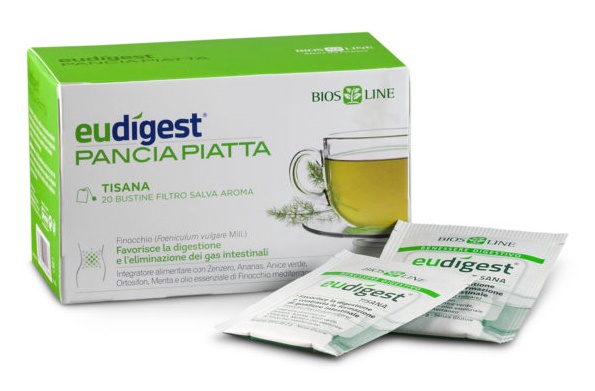 BIOSLINE EUDIGEST TISANA DOPOPASTO 20 BUSTE 40 G - famajoy.it