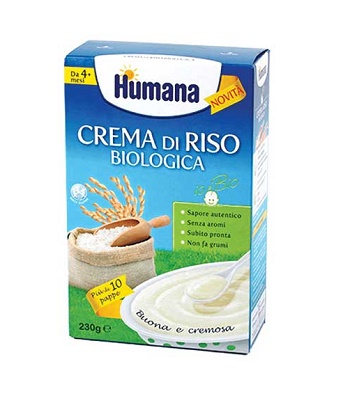 HUMANA CREMA DI RISO BIOLOGICO 230 G - famajoy.it