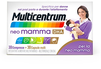 MULTICENTRUM NEO MAMMA DHA 30 COMPRESSE + 30 CAPSULE MOLLI - famajoy.it