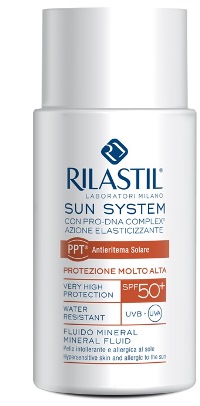 RILASTIL SUN SYSTEM PHOTO PROTECTION THERAPY SPF50+ FLUIDO MINERAL 50 ML - famajoy.it