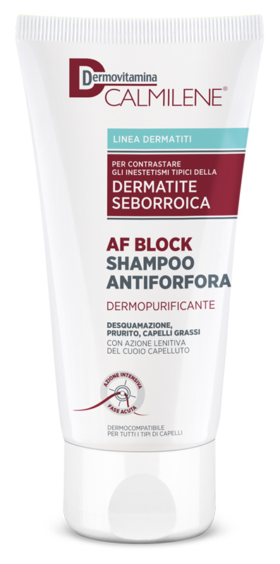 DERMOVITAMINA CALMILENE AF BLOCK SHAMPOO ANTIFORFORA DERMOPURIFICANTE DERMATITE SEBORROICA 200 ML - famajoy.it