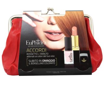 EUPHIDRA SKIN COLOR ACCORDI ROSSETTO PL03 PESCA + SMALTO SR74 + BORSELLINO OMAGGIO PER FOTOTIPO RAMATO - famajoy.it