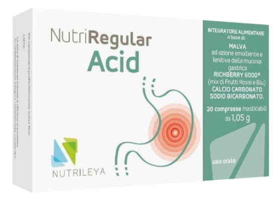 NUTRIREGULAR ACID 20 COMPRESSE MASTICABILI - famajoy.it