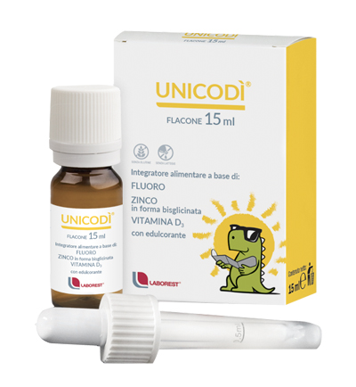 UNICODI' 15 ML FLUORO ZINCO VITAMINA D3 - famajoy.it