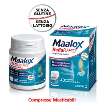 MAALOX REFLURAPID 40 COMPRESSE MASTICABILI - famajoy.it