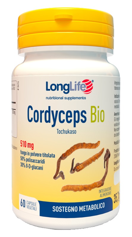 LONGLIFE CORDYCEPS BIO 60 CAPSULE - famajoy.it