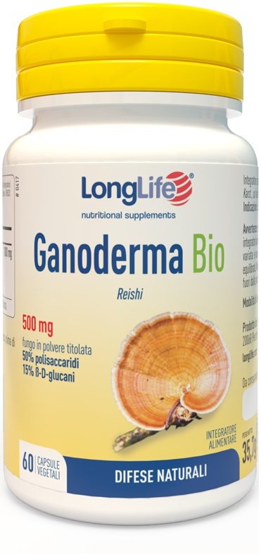 LONGLIFE GANODERMA BIO 60 CAPSULE - famajoy.it