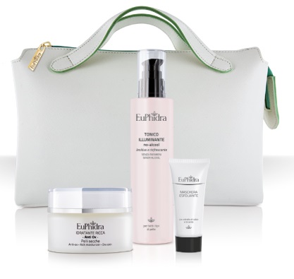 EUPHIDRA PERSONAL HYDRA SYSTEM CREMA IDRATANTE ANTIOX RICCA 40 ML + TONICO ILLUMINANTE 200 ML + MASCHERA ESFOLIANTE 20 ML - famajoy.it