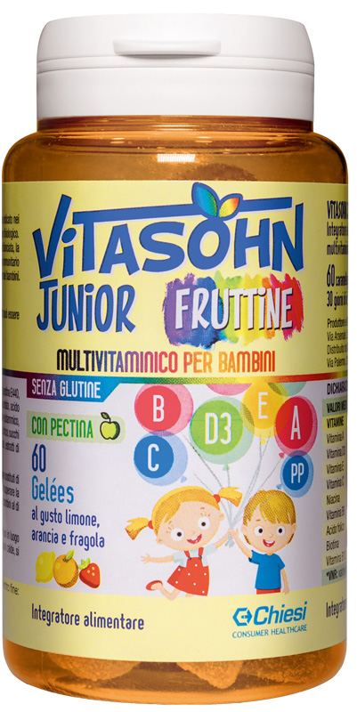 VITASOHN JUNIOR FRUTTINE 60 CARAMELLE - famajoy.it
