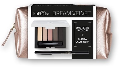 EUPHIDRA OMBRETTO 5 COLORI IN TROUSSE CON ASTUCCIO DREAM VALVET OP03 - famajoy.it